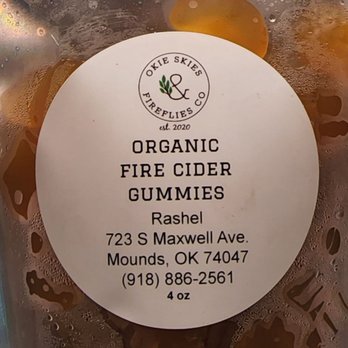 Okie Skies & Fireflies - These are the Fire Cider Gummies. - Herbal Shops Near Me - Mounds, Oklahoma