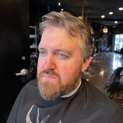 Daniel Alfonso Men's Salon - Before: Appointment with Emily. Looking for a cut that was versatile. Something that was just a little lived in, but still cleaned up.