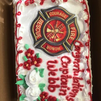 Colozza's Bakery - a decorated cake with a fire department logo - Bakeries Near Me - Parma, Ohio Colozza's Bakery - a decorated cake with a fire department logo - Bakeries Near Me - Parma, Ohio
