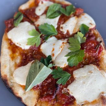 Hello Monty - Mozzarella Flat Bread - New American Near Me - Chattanooga, Tennessee