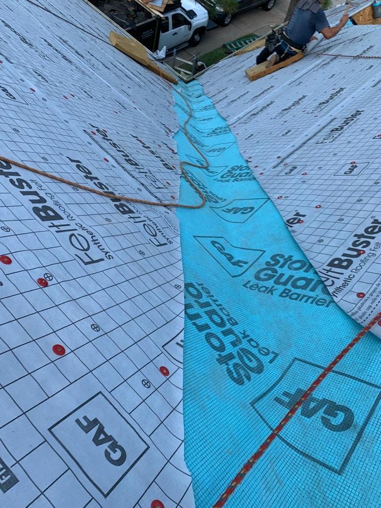 Slide of American Roofing Team