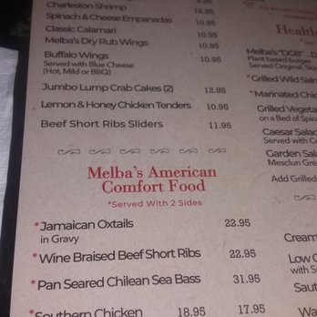 Melba's Restaurant - Menu - Southern Near Me - New York, New York Melba's Restaurant - Menu - Southern Near Me - New York, New York