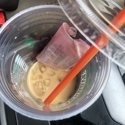 Dunkin' - Not only do they often mess up mobile orders, now I find receipts in the bottom of my coffee cup!
