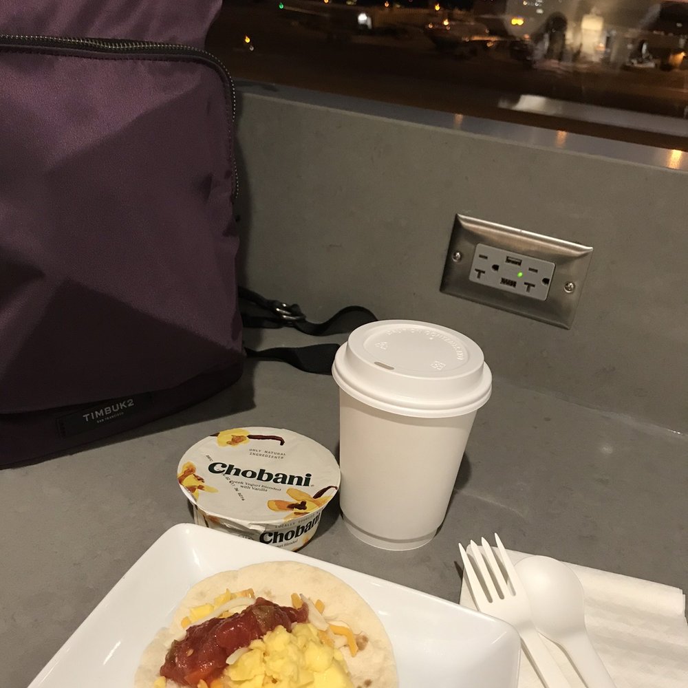 Admirals Club PHX - Make my own breakfast burrito! Super fresh - Airport Lounges Near Me - Phoenix, Arizona