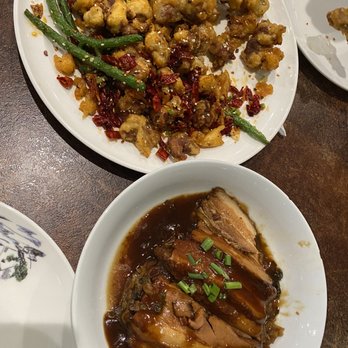 Old Town Taste - 19. Chongqing Style Spicy Chicken 30. Braised Pork Belly with Preserved Vegetable - Chinese Near Me - Tempe, Arizona