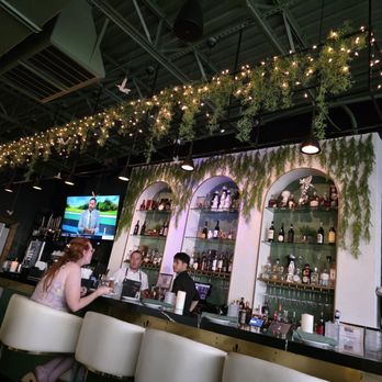 Commelfo Restaurant - The bar area. - Modern European Near Me - Miramar Beach, Florida