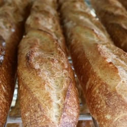 Fresh crispy baguettes.