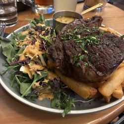 The Speight's Ale House - Ribeye and chips.