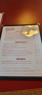Menu photo 7 Bess Sierra Madre, CA Menu photo 7 Bess Sierra Madre, CA