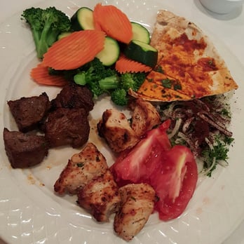 Carousel Restaurant - Carousel Combination Kebabs with Chicken and Beef Filet - Middle Eastern Near Me - Glendale, California