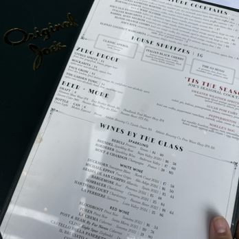 Original Joe's - Menu - Italian Near Me - Walnut Creek, California