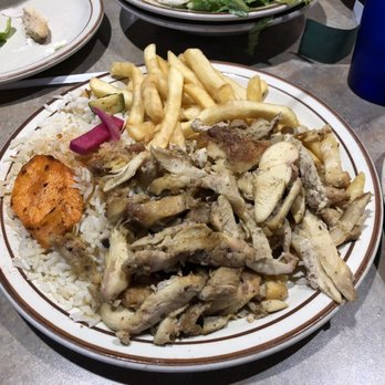Le Kabob - Chicken Shawarma Plate (salad not pictured) - Mediterranean Near Me - Grand Rapids, Michigan