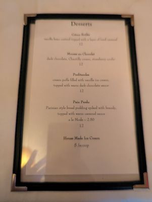 Menu photo 2 Bistro Le Relais Louisville, KY