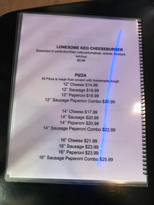 Menu photo 1 Lonesome Keg Romeoville, IL