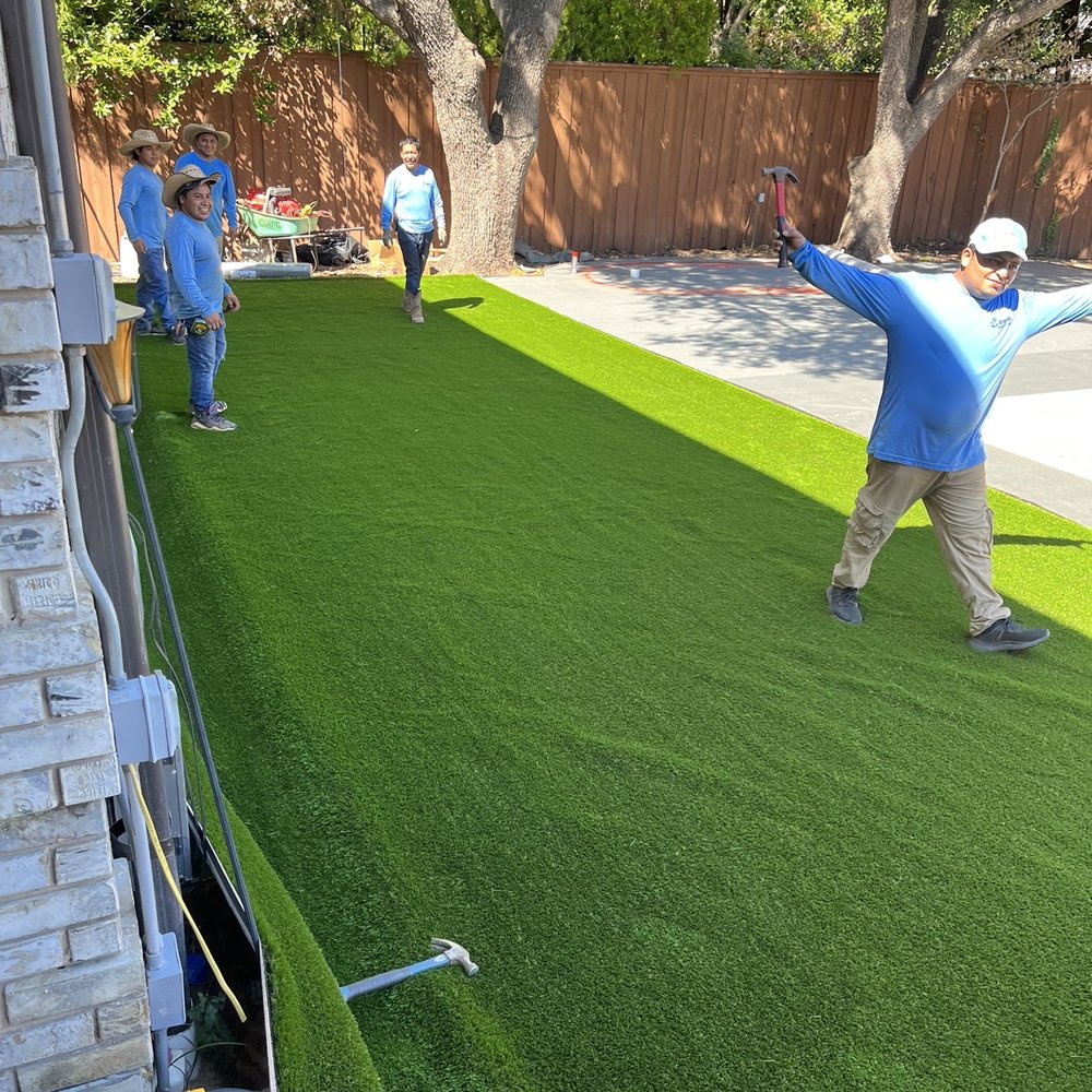 Rolling out turf