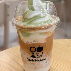 Salted Cheese Thai Tea + Soft serve Swirl (Half/Half) - 4/5