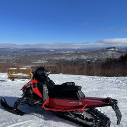 View and snowmobile View and snowmobile