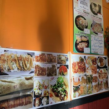 Cilantro's Mexican Restaurant - Other menu items on the wall - Mexican Near Me - Sacramento, California