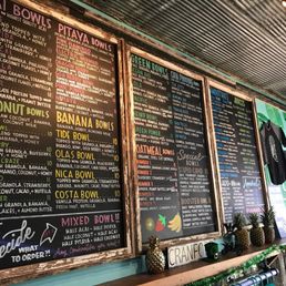 Menu board. Menu board.