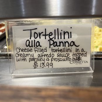 Cossetta Alimentari - Tortellini Alla Panna w/ Prosciutto Bits - Italian Near Me - Saint Paul, Minnesota