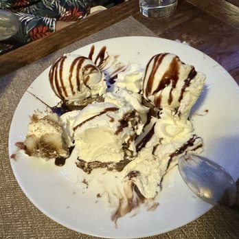 Piccolo Bistro - Homemade chocolate mosaic cake w/ vanilla ice cream - Italian Near Me - Ridgewood, New Jersey