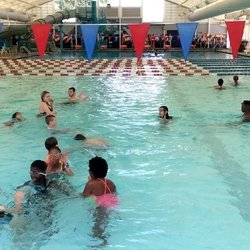 Hanscom AFB Pool - Shallow end of the Olympic size pool