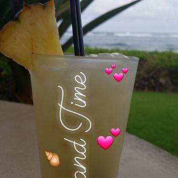 Oasis on the Beach - A cocktail similar to a pina colada - Hawaiian Near Me - Kapaa, Hawaii Oasis on the Beach - A cocktail similar to a pina colada - Hawaiian Near Me - Kapaa, Hawaii