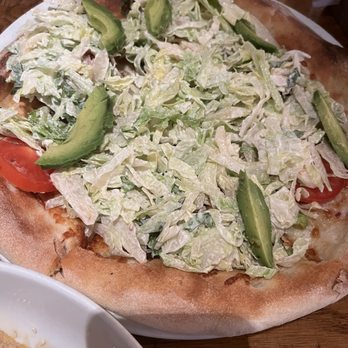 California Pizza Kitchen - Chicken club pizza- chicken and bacon topped with avocados and lettuce. - Pizza Near Me - Paramus, New Jersey