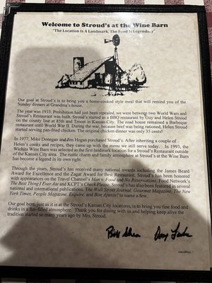 Menu photo 7 Stroud's Restaurant & Bar Wichita, KS Menu photo 7 Stroud's Restaurant & Bar Wichita, KS