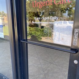 Sign on the door from what seems to be yesterday but they're closed and I had a reserved time for today. Huge issue for patient care.