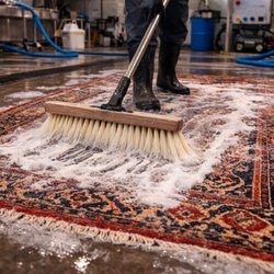Beverly Hills Rug Cleaning & Repairs - Deep cleaning area rugs with professional hand-washing techniques to help remove embedded dirt, stains, and odors.