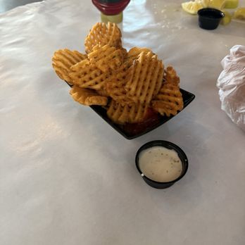 Boxing Crab - Waffle fries - Seafood Near Me - San Diego, California Boxing Crab - Waffle fries - Seafood Near Me - San Diego, California