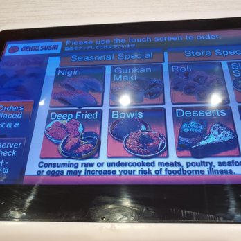 Genki Sushi - Order from tablet - Japanese Near Me - Aiea, Hawaii Genki Sushi - Order from tablet - Japanese Near Me - Aiea, Hawaii