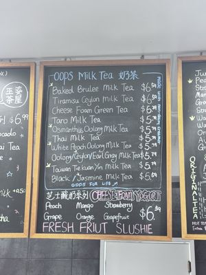 Menu photo 4 Oops Boba Tea & Coffee Arcadia, CA