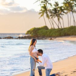 Capture Aloha Photography - Maui Maternity Photography at White Rock Beach