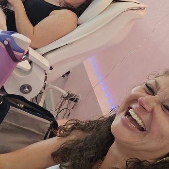 Pinkluxe Nail Bar - Three friends finishing up their pedicures - Nail Salons Near Me - Huntington Beach, California Pinkluxe Nail Bar - Three friends finishing up their pedicures - Nail Salons Near Me - Huntington Beach, California
