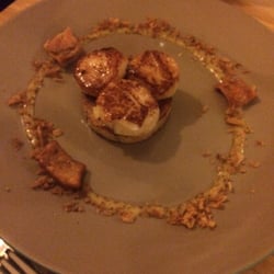 Wheatsheaf Inn - Pork belly and scallops