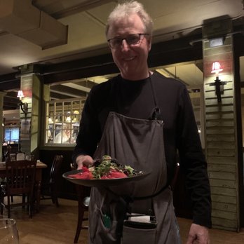 Lago - The Chef and an extraordinary salad with perfect salmon - Italian Near Me - Meredith, New Hampshire