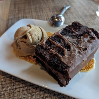 TAKA - Triple Chocolate Cake w/ Toasted Marshmallow Gelato. - Japanese Near Me - Asbury Park, New Jersey TAKA - Triple Chocolate Cake w/ Toasted Marshmallow Gelato. - Japanese Near Me - Asbury Park, New Jersey