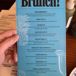 Brunch menu as of 01.21.2024