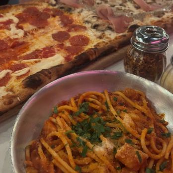 Numero 28 - Numero 28 Pizza (29") Bucatini Allamatriciana @Bianca Del Diavola (29") - Italian Near Me - Austin, Texas Numero 28 - Numero 28 Pizza (29") Bucatini Allamatriciana @Bianca Del Diavola (29") - Italian Near Me - Austin, Texas