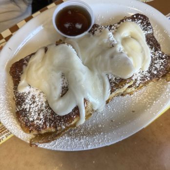 Sax's Joint - Cinnamon Roll French Toast - Breakfast & Brunch Near Me - Petaluma, California Sax's Joint - Cinnamon Roll French Toast - Breakfast & Brunch Near Me - Petaluma, California
