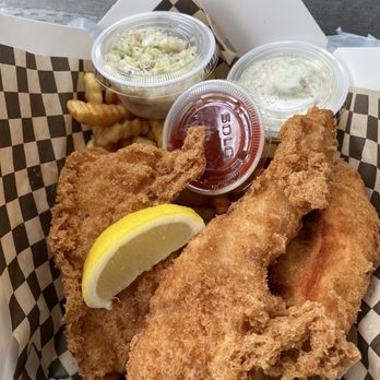 The FishMongers - Sampler - Fish & Chips Near Me - Hammond, Oregon The FishMongers - Sampler - Fish & Chips Near Me - Hammond, Oregon