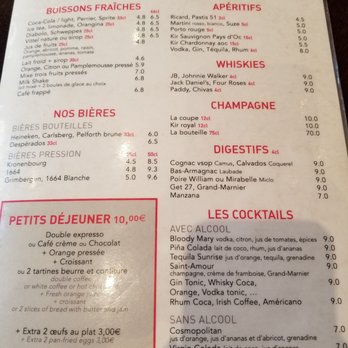Opéra Café - Menu - Cafes Near Me - Paris, 75 Opéra Café - Menu - Cafes Near Me - Paris, 75