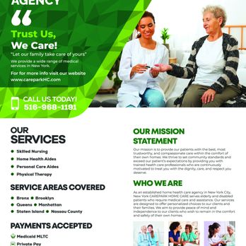 Carepark Home Care - Flyer - Home Health Care Near Me - New York, New York Carepark Home Care - Flyer - Home Health Care Near Me - New York, New York