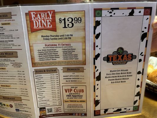 Menu photo 5 Texas Roadhouse Menifee, CA Menu photo 5 Texas Roadhouse Menifee, CA