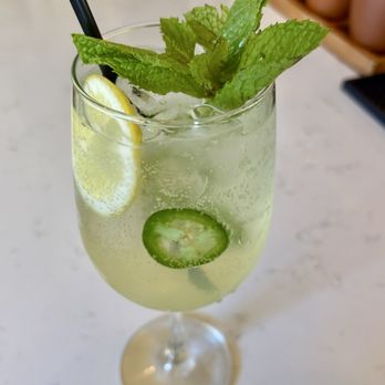 September In Bangkok - Spicy Limoncello spritz - Thai Near Me - Bridgeport, Connecticut