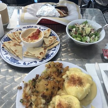 Willy's Eatery - Gyro Plate with Greek Salad Hummus with Pita Egg Benedict Carnivore (with steak) - Greek Near Me - Anaheim, California Willy's Eatery - Gyro Plate with Greek Salad Hummus with Pita Egg Benedict Carnivore (with steak) - Greek Near Me - Anaheim, California