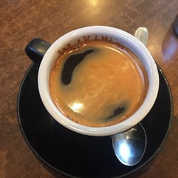Il Postino's - Long black. They use Toby's Estate beans