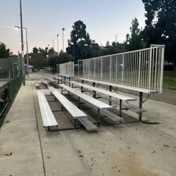 Griffith-Riverside Pay Tennis Facility - Bleachers